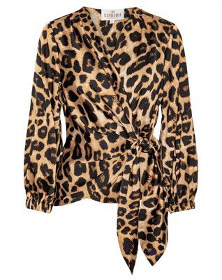 Elena Bluse - Hammered Leopard